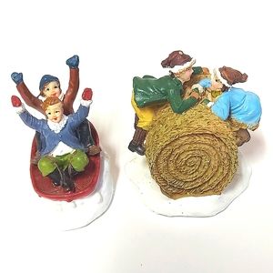 Children at Play Holiday Miniatures for your Winter Village